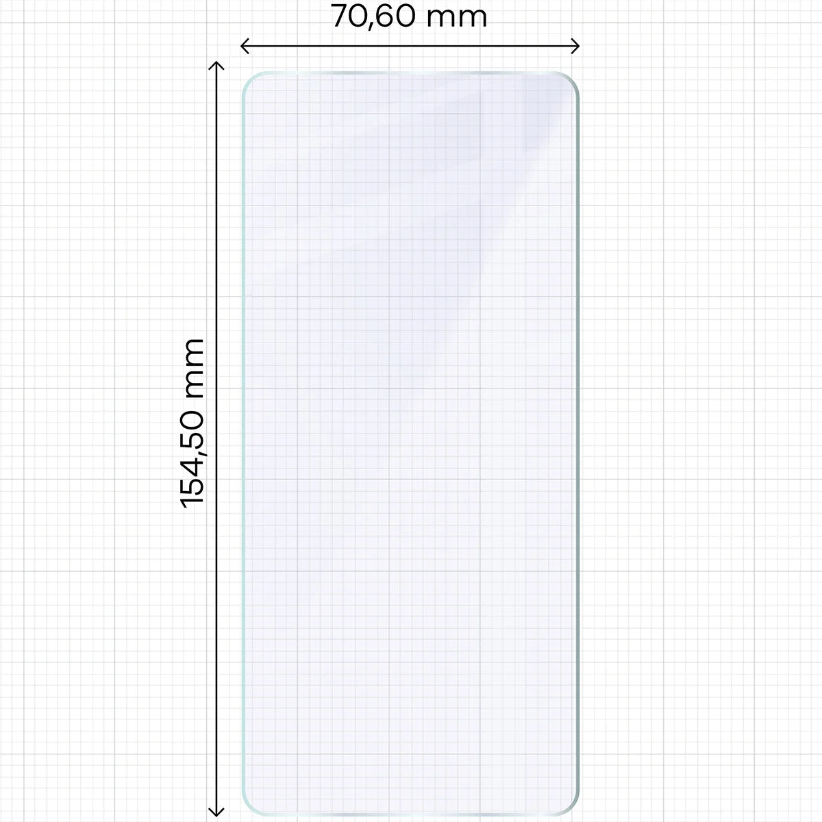 Flexibles Hybridglas für Motorola Edge 70, Bizon Hybrid Mule Duo, 2 Stück