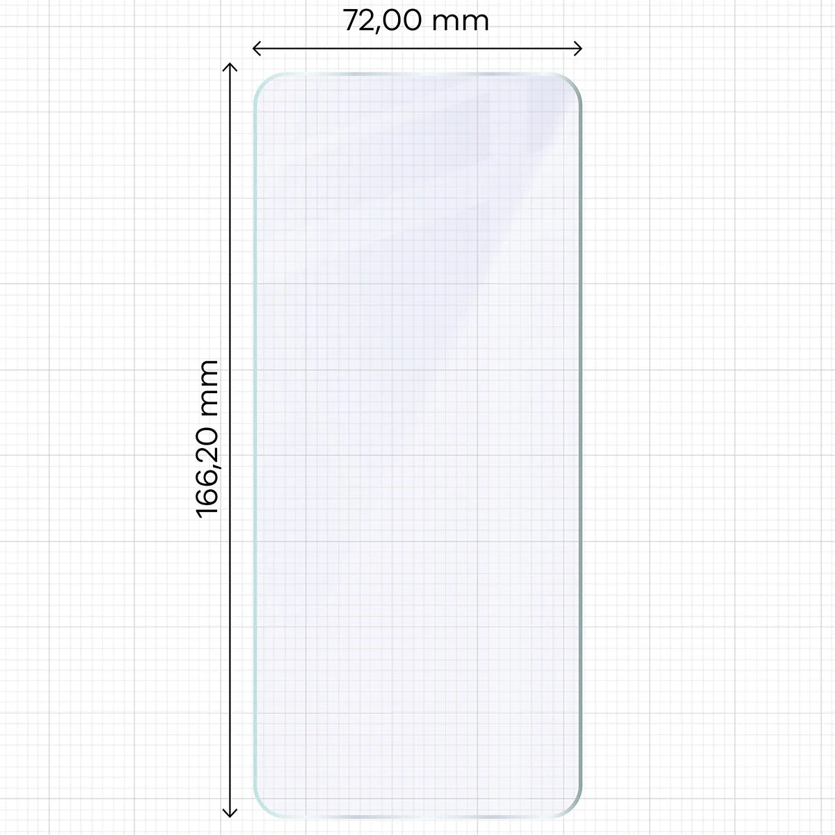 Flexibles Hybridglas für Motorola Moto G06 Power, Bizon Hybrid Mule Duo, 2 Stück