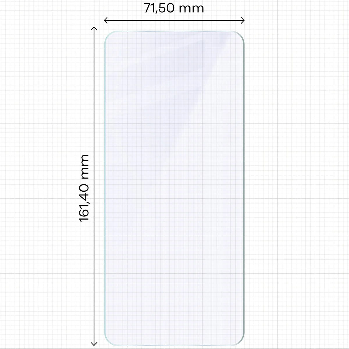 Flexibles Hybridglas für Motorola Moto G17, Bizon Hybrid Mule Duo, 2 Stück