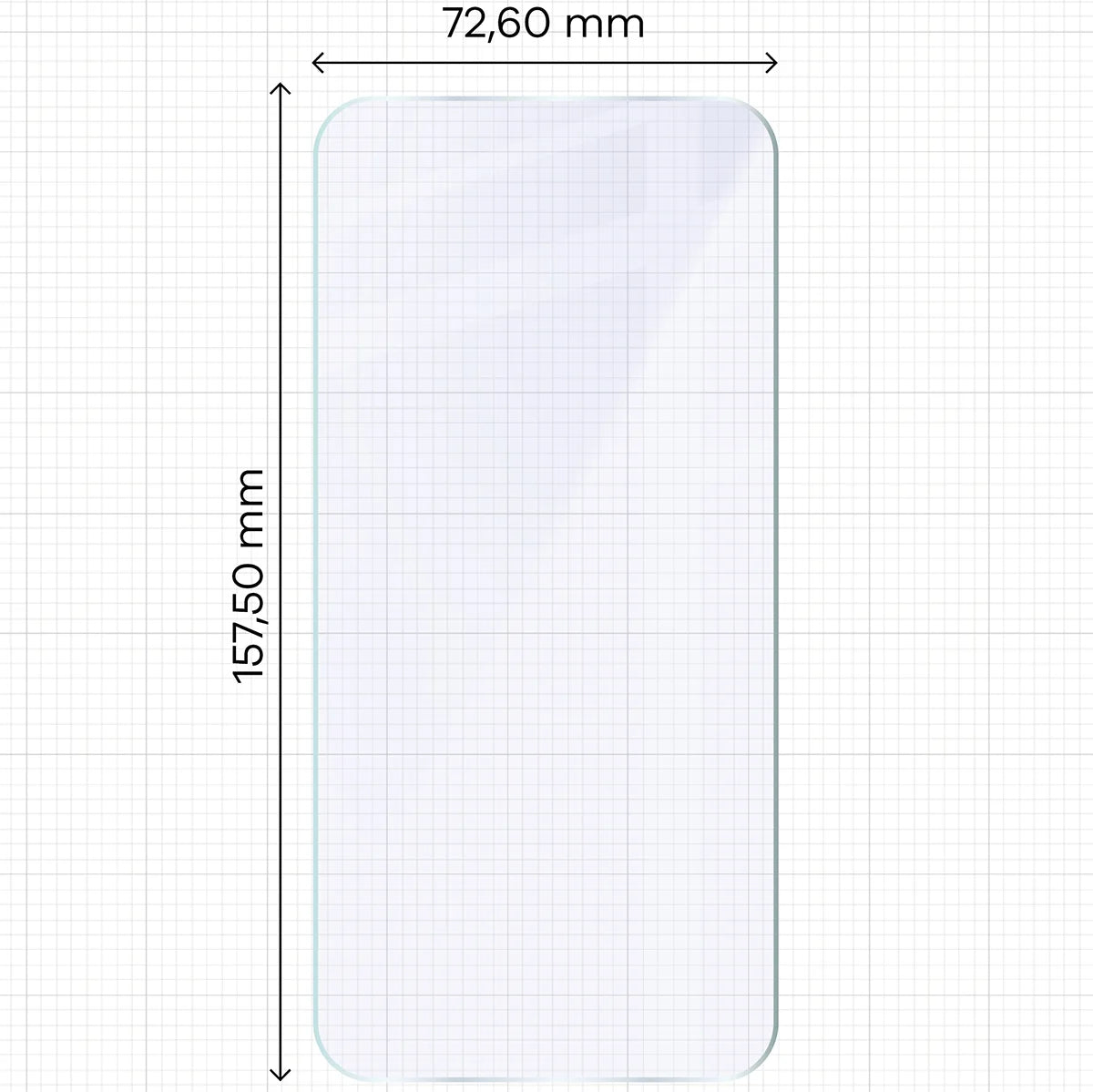 Flexibles Hybridglas für Oppo Find X9 Pro, Bizon Hybrid Mule Duo, 2 Stück