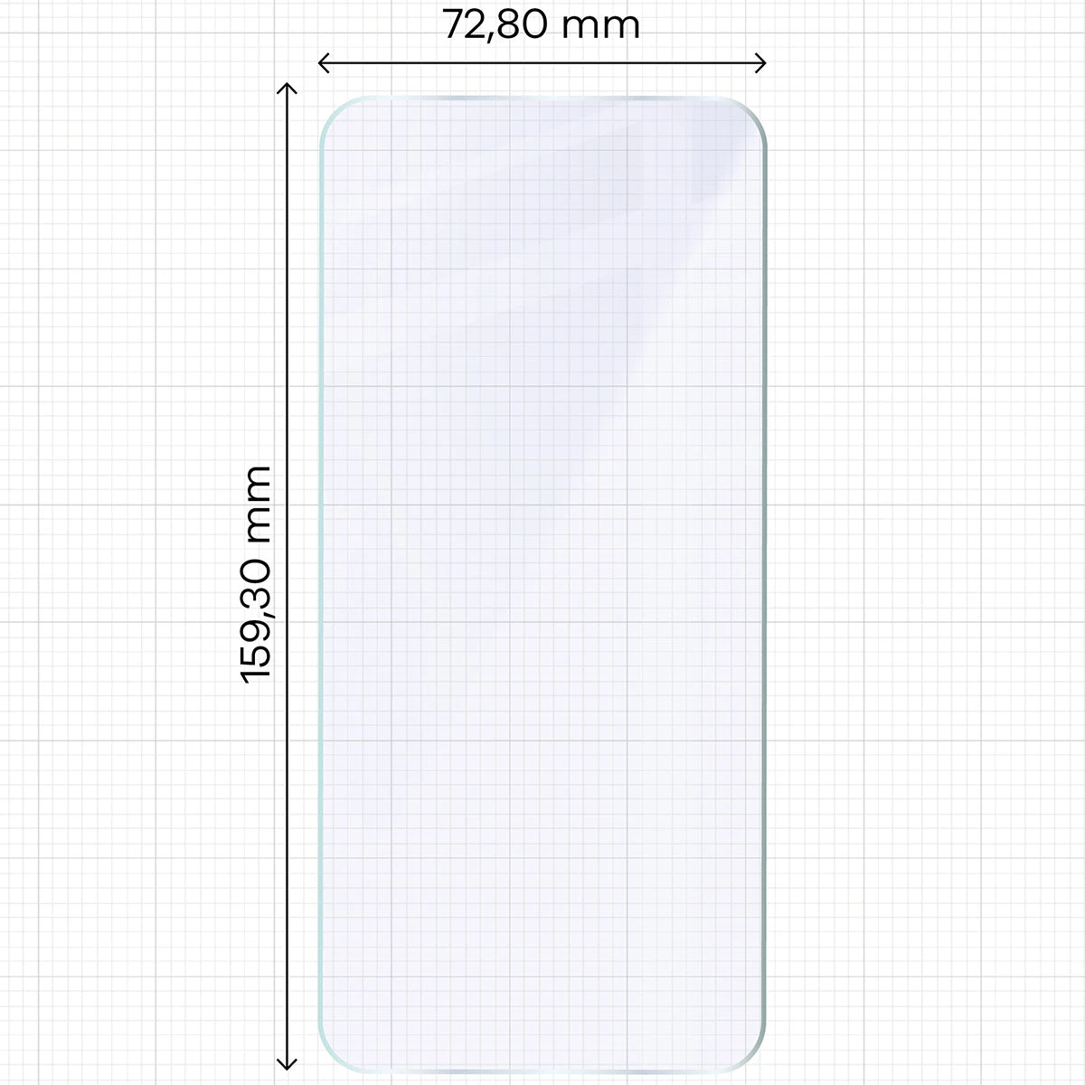 Flexibles Hybridglas für Galaxy A18 4G, Bizon Hybrid Mule Duo, 2 Stück (2/4)