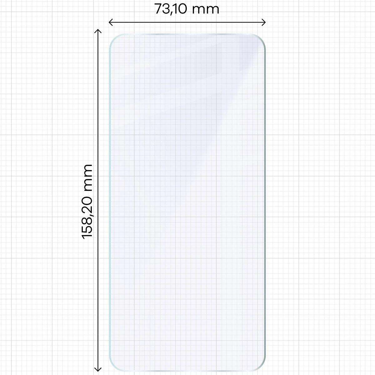 Flexibles Hybridglas für Galaxy S26 FE, Bizon Hybrid Mule Duo, 2 Stück (2/4)