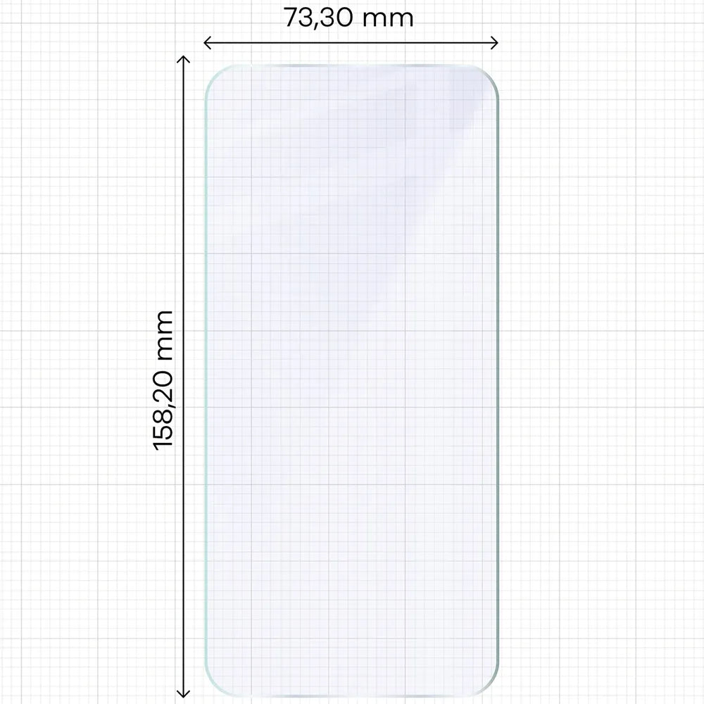 Flexibles Hybridglas für Xiaomi Redmi Note 17 Pro Max 5G, Bizon Hybrid Mule Duo, 2 Stück (2/4)