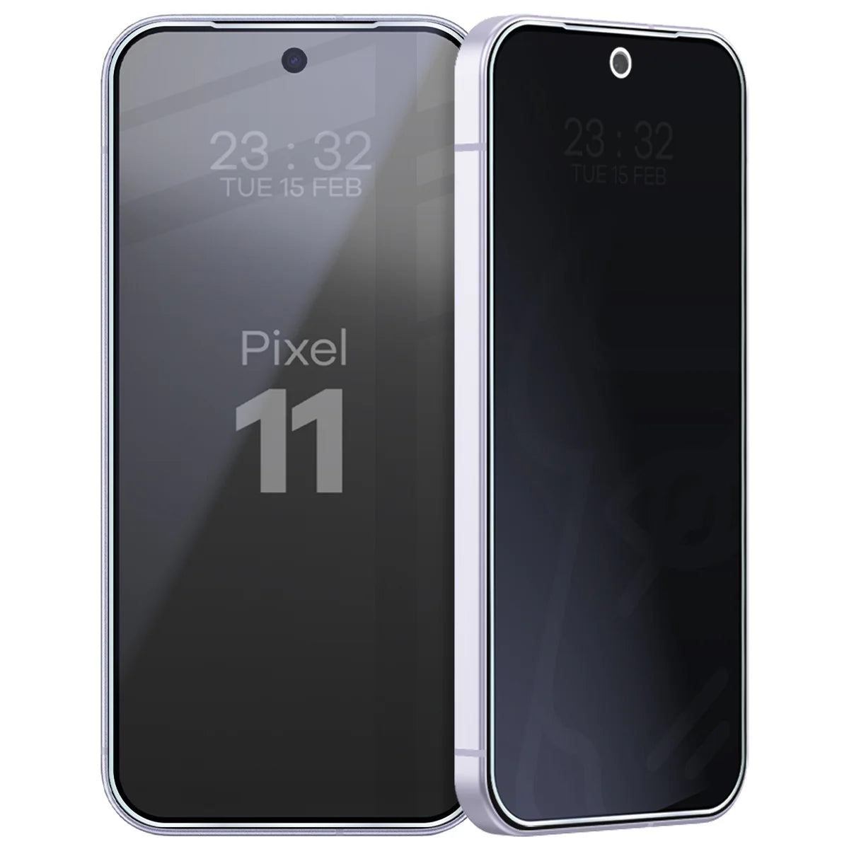 Hybridglas mit Privatschutzfilter für Google Pixel 11, Bizon Hybrid Shadow, Matt (6/6)
