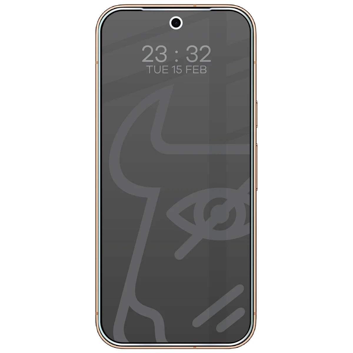 Hybridglas mit Privatschutzfilter für Google Pixel 11 Pro, Bizon Hybrid Shadow, Matt (3/6)