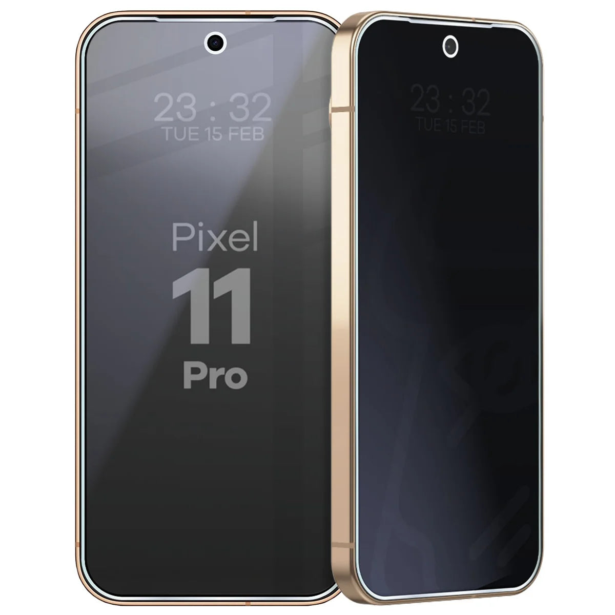 Hybridglas mit Privatschutzfilter für Google Pixel 11 Pro, Bizon Hybrid Shadow, Matt (6/6)