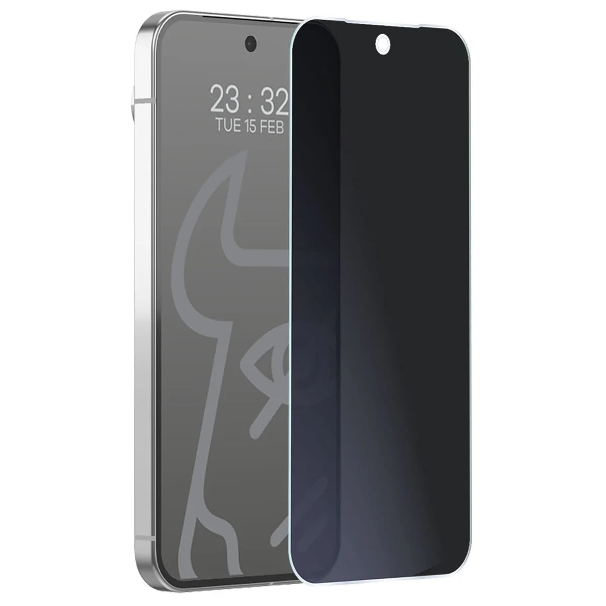 Hybridglas mit Privatschutzfilter für Google Pixel 11 Pro XL, Bizon Hybrid Shadow, Matt (5/6)