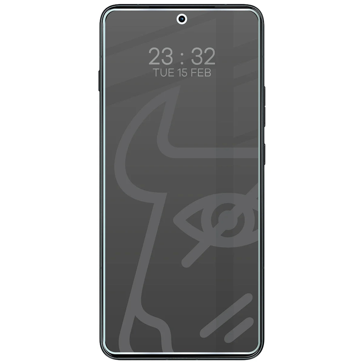 Hybridglas mit Privatschutzfilter für Motorola Edge 70 Max, Bizon Hybrid Shadow, Matt (3/6)