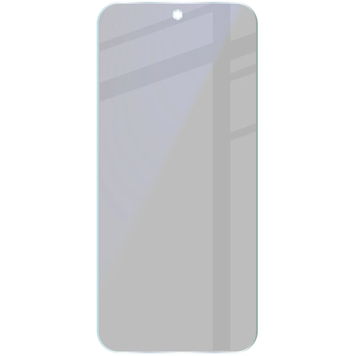 Hybridglas mit Privatschutzfilter für Motorola Moto G67 5G, Bizon Hybrid Shadow, Matt