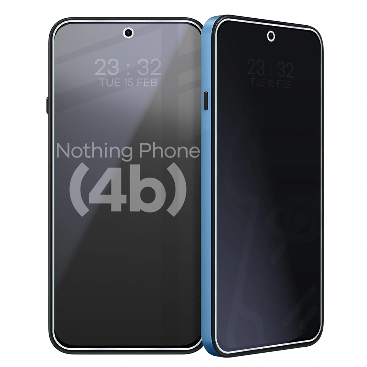 Hybridglas mit Privatschutzfilter für Nothing Phone (4b), Bizon Hybrid Shadow, Matt