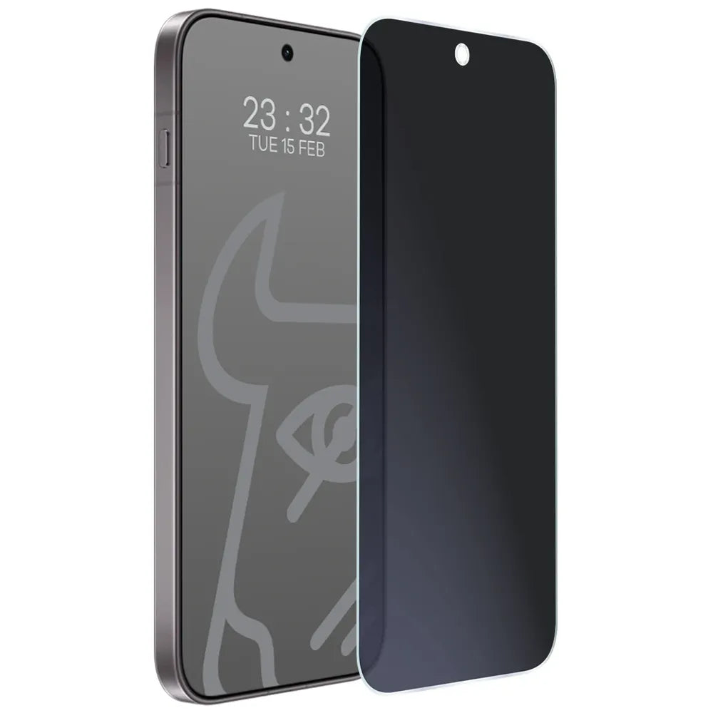 Hybridglas mit Privatschutzfilter für OPPO Find X10, Bizon Hybrid Shadow, Matt (5/6)