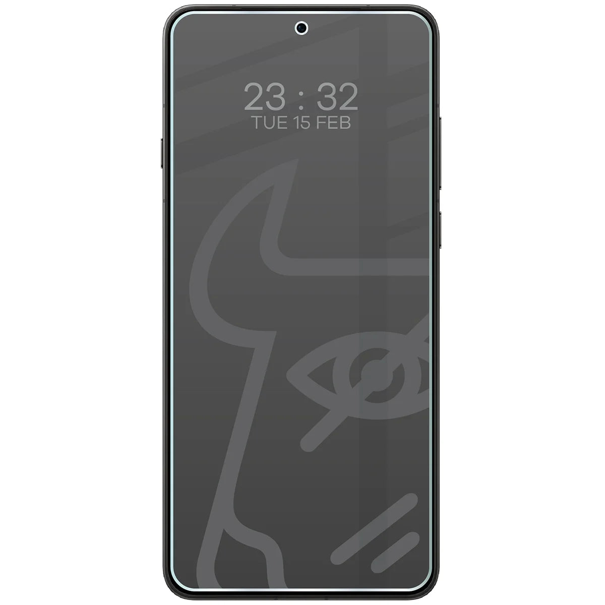 Hybridglas mit Privatschutzfilter für Oppo Find X9 Ultra, Bizon Hybrid Shadow, Matt
