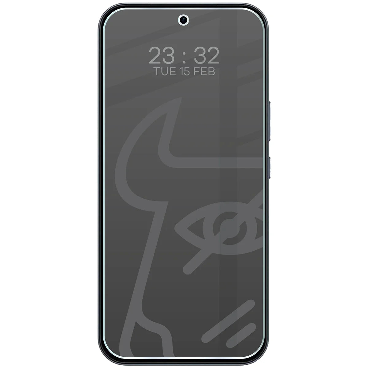 Hybridglas mit Privatschutzfilter für Realme 16 Pro 5G, Bizon Hybrid Shadow, Matt