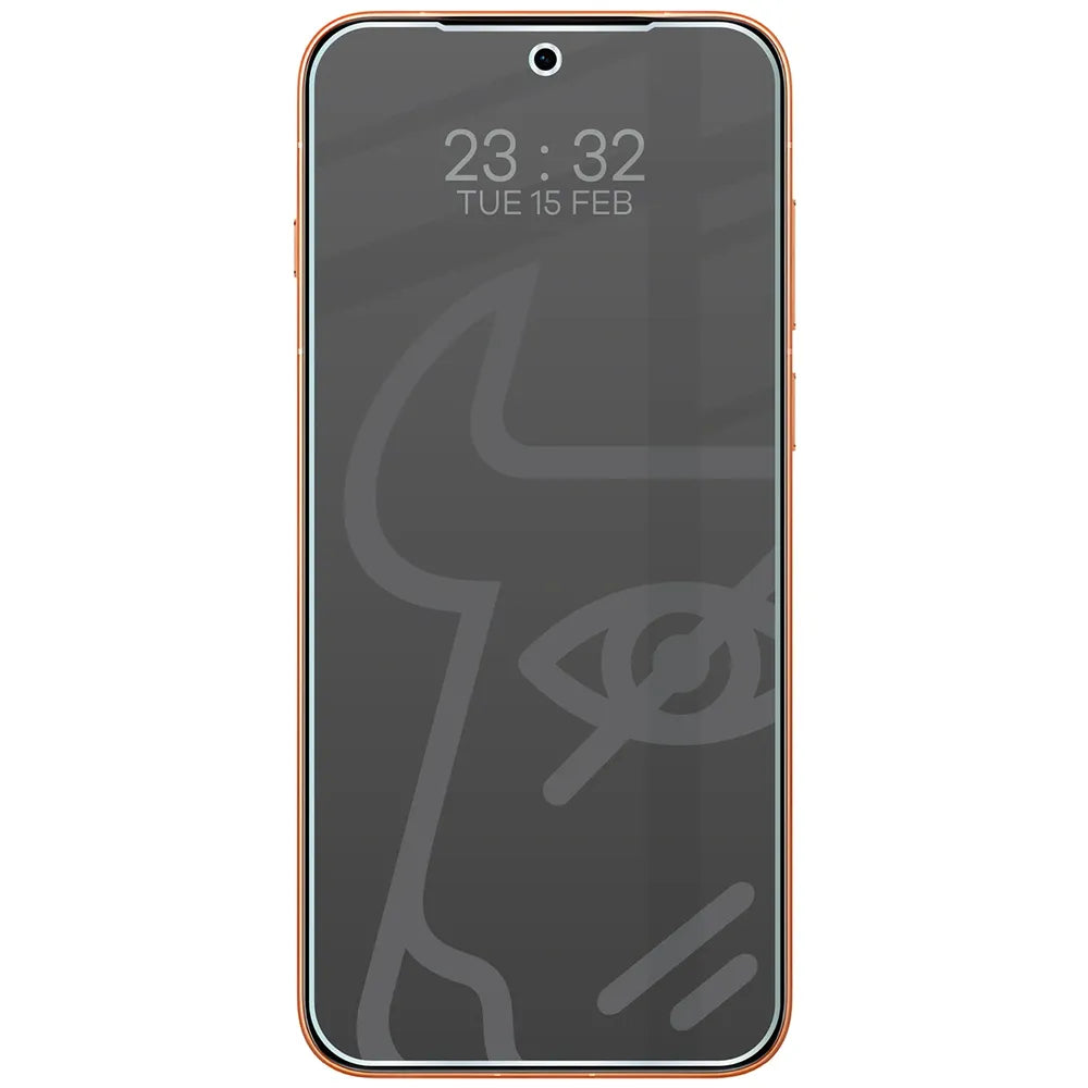 Hybridglas mit Privatschutzfilter für Vivo X500 Pro Max, Bizon Hybrid Shadow, Matt (3/6)