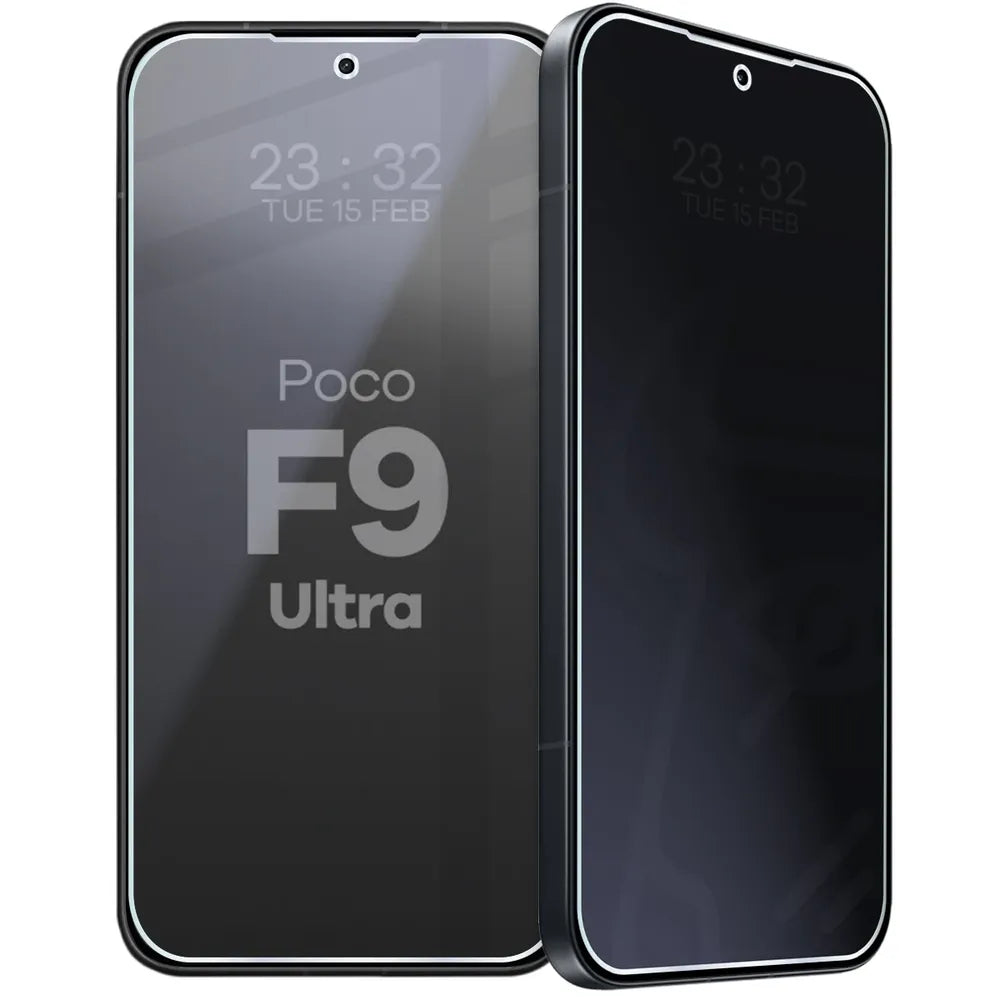 Hybridglas mit Privatschutzfilter für Xiaomi POCO F9 Ultra, Bizon Hybrid Shadow, Matt (6/6)