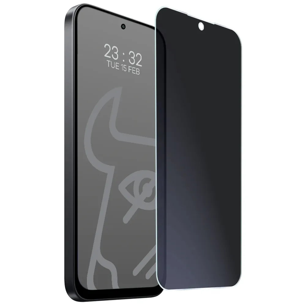 Hybridglas mit Privatschutzfilter für Xiaomi Redmi 17 4G, Bizon Hybrid Shadow, Matt (5/6)