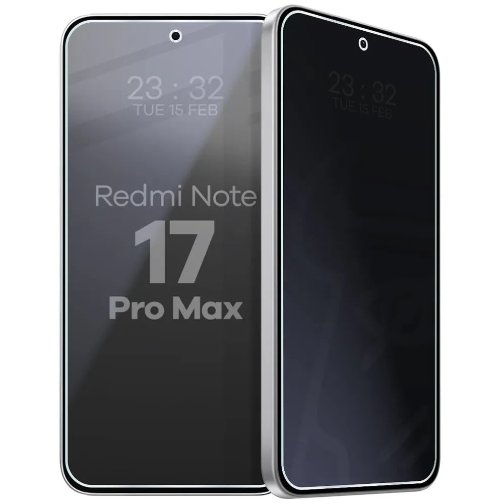 Hybridglas mit Privatschutzfilter für Xiaomi Redmi Note 17 Pro Max 5G, Bizon Hybrid Shadow, Matt (6/6)