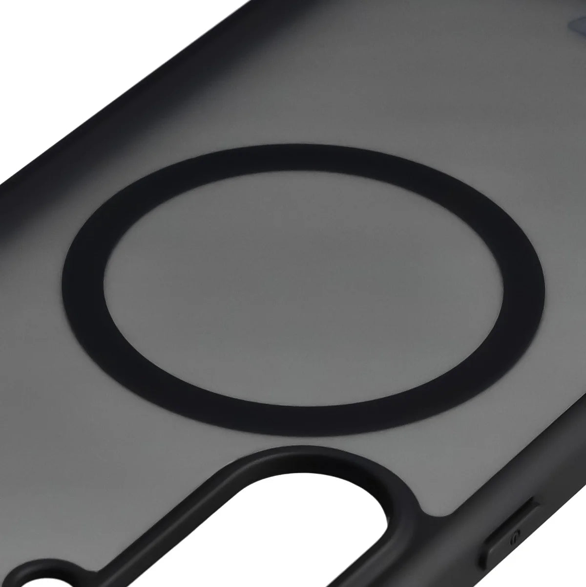 Schutzhülle mit Magnetring + gehärtetem Glas für Galaxy S26 FE / S25 FE, Bizon MatteO Pack, Getönt-Schwarz (4/9)