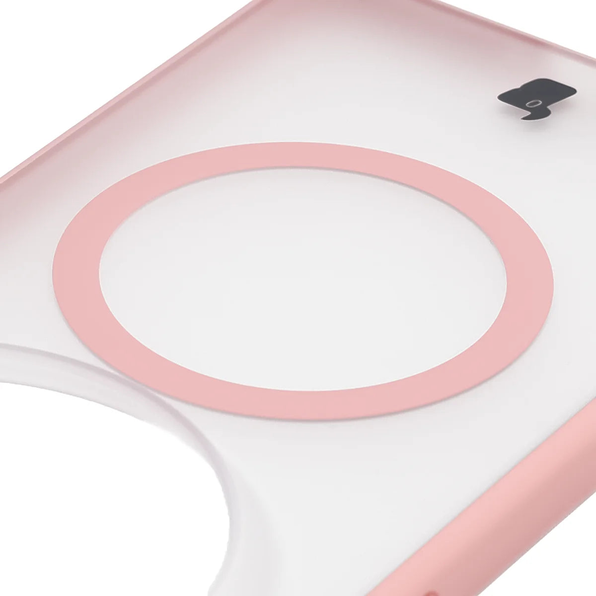 Schutzhülle mit Magnetring + gehärtetem Glas für Vivo X300 Ultra, Bizon MatteO Pack, Getönt-Hellrosa