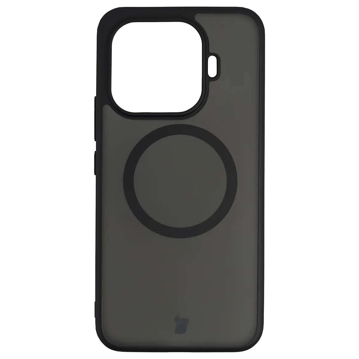 Schutzhülle mit Magnetring + gehärtetem Glas für Xiaomi 17T, Bizon MatteO Pack, Getönt-Schwarz