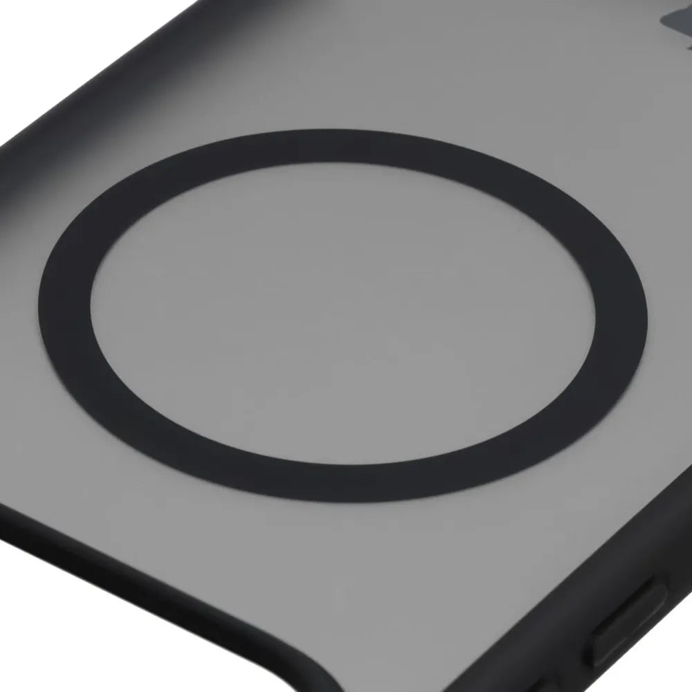 Handyhülle mit Magnetring + gehärtetem Glas für Xiaomi POCO F9 Ultra, Bizon MatteO Pack, Getönt-Schwarz (4/9)