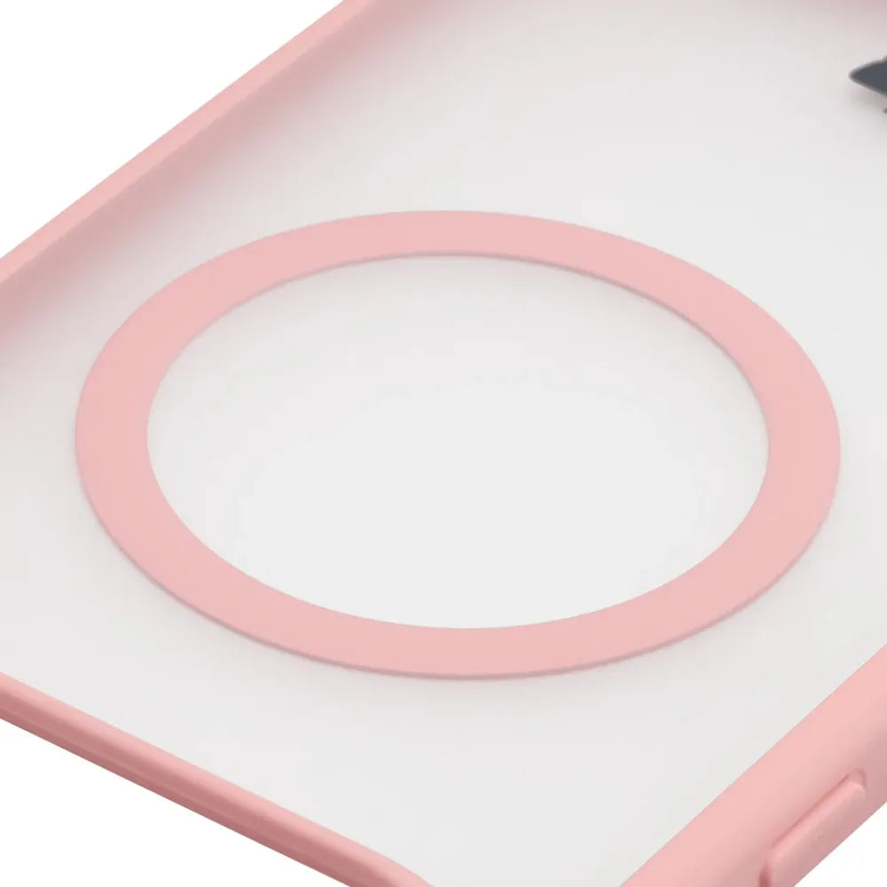 Handyhülle mit Magnetring + gehärtetem Glas für Xiaomi POCO F9 Ultra, Bizon MatteO Pack, Getönt-Hellrosa (4/9)