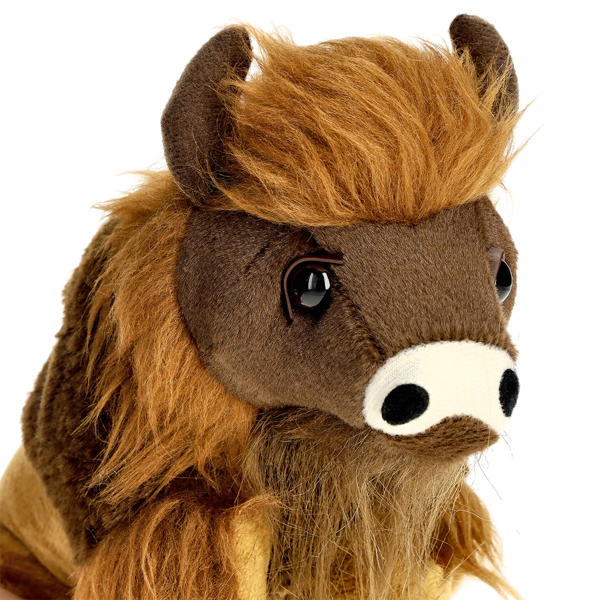 Plüschmaskottchen Bizon, Braun