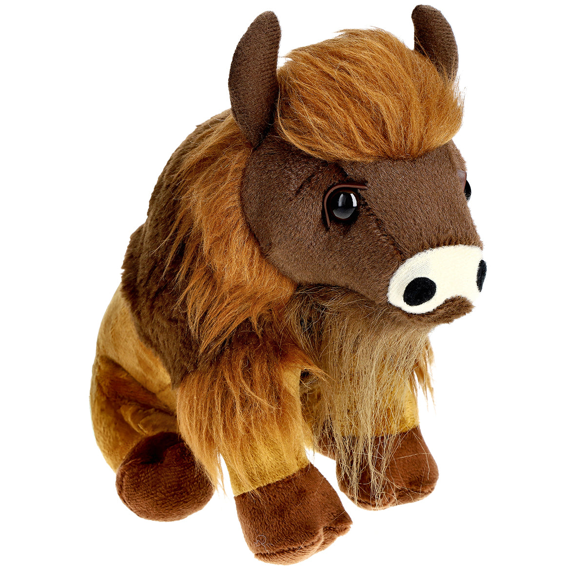 Plüschmaskottchen Bizon, Braun