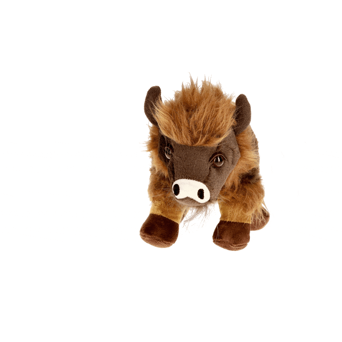 Plüschmaskottchen Bizon, Braun