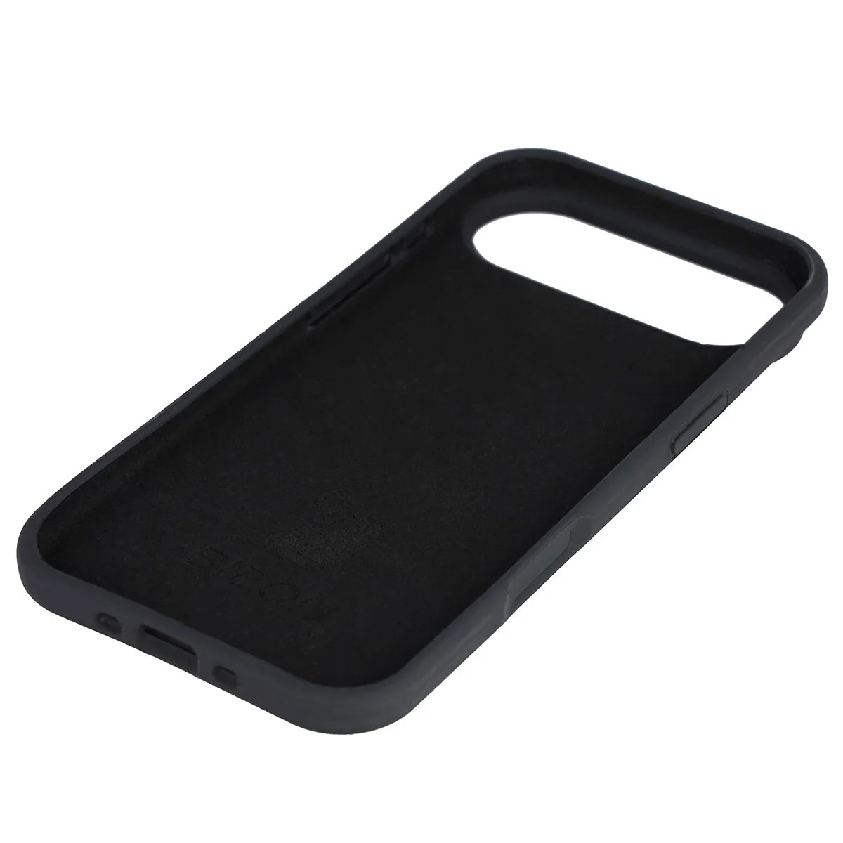 Silikon Handyhülle für iPhone Air, Bizon Soft Case, Schwarz