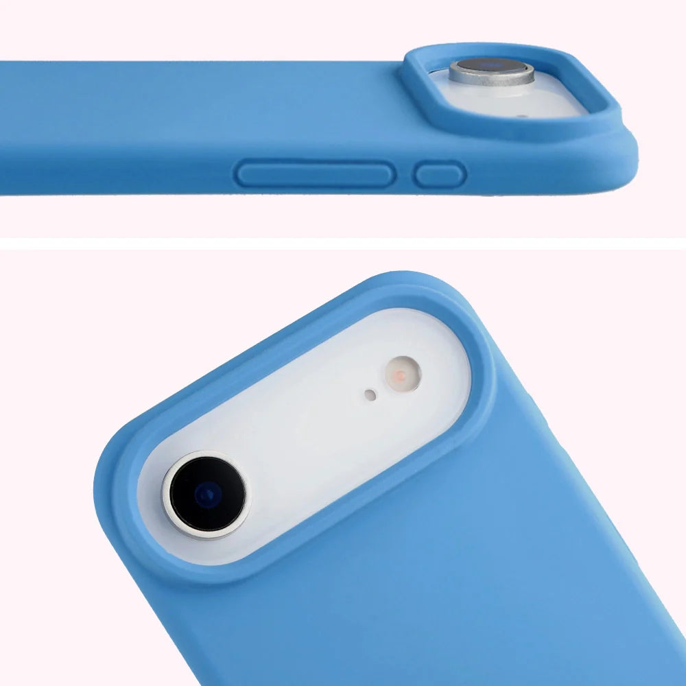 Silikon Handyhülle für iPhone Air, Bizon Soft Case, Blau
