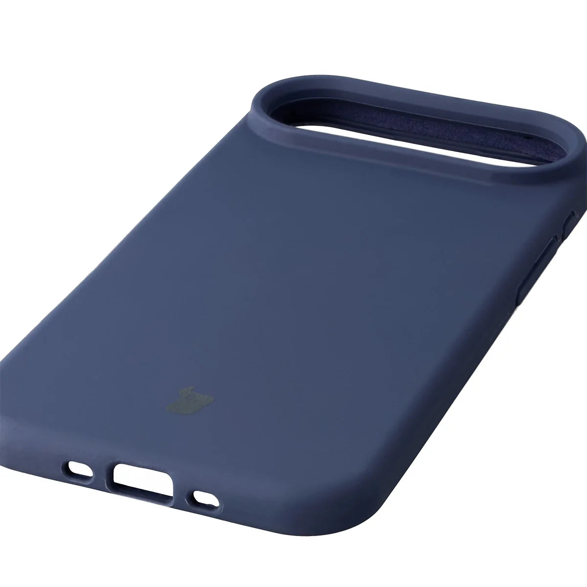 Silikon Handyhülle für iPhone Air, Bizon Soft Case, Dunkelblau