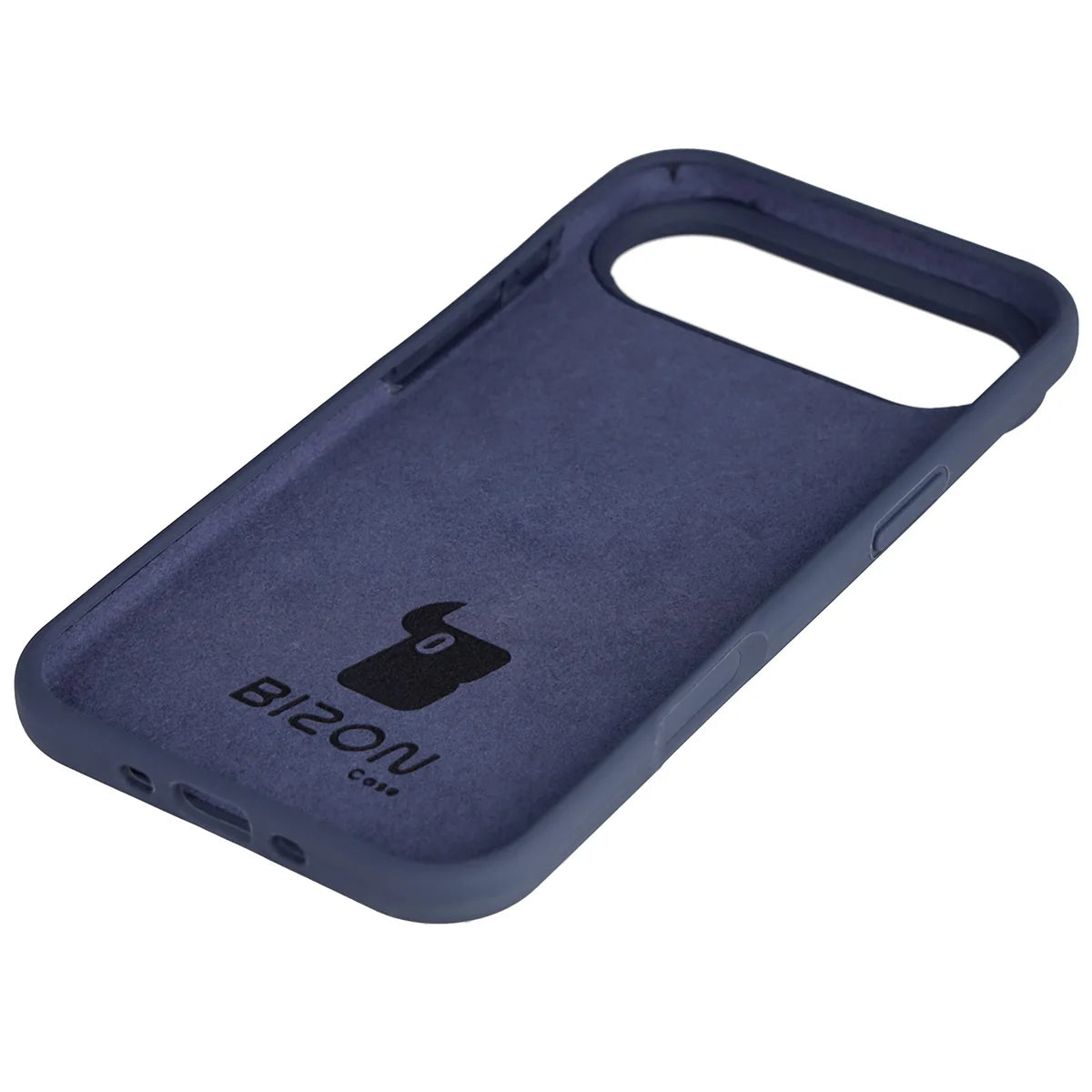 Silikon Handyhülle für iPhone Air, Bizon Soft Case, Dunkelblau