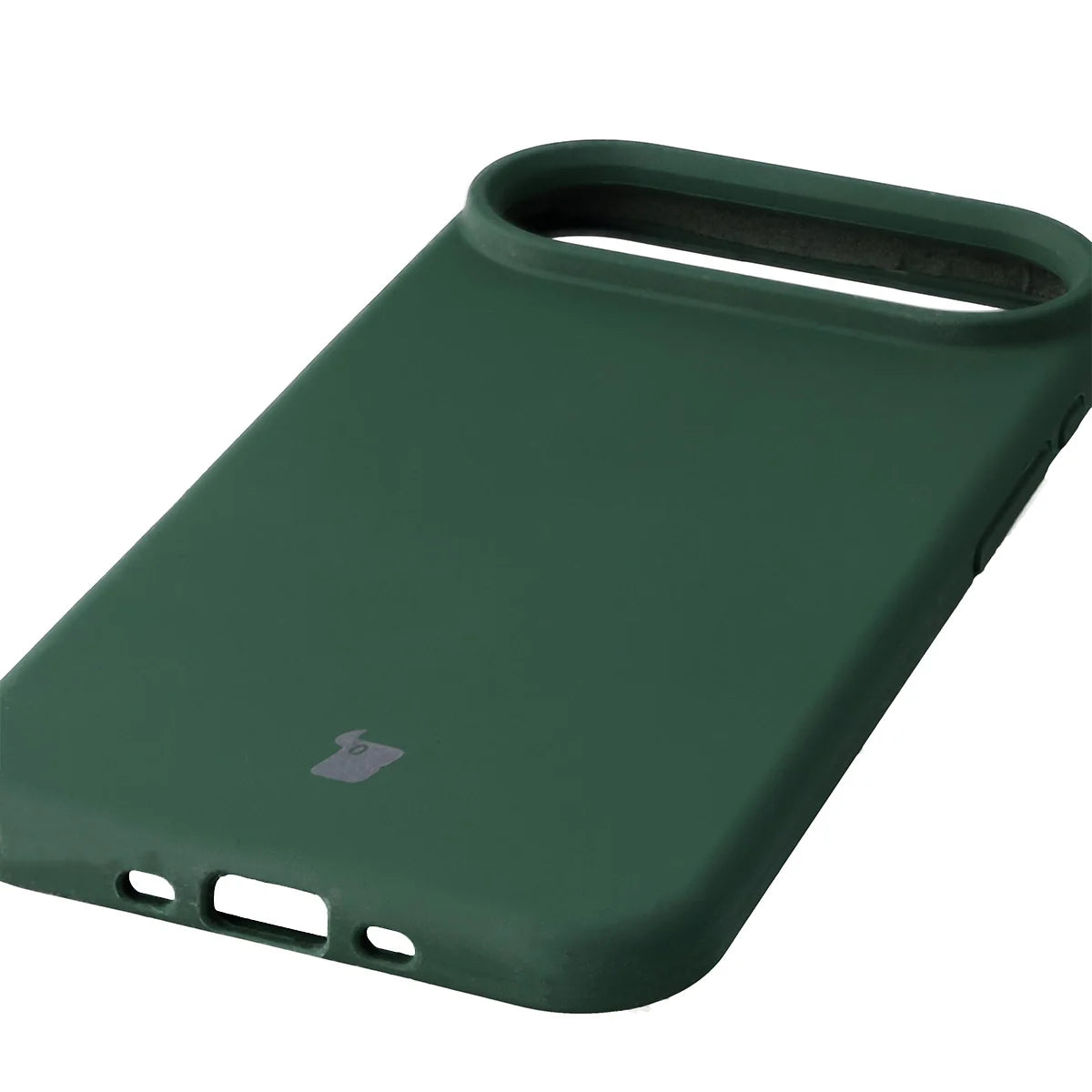 Silikon Handyhülle für iPhone Air, Bizon Soft Case, Dunkelgrün
