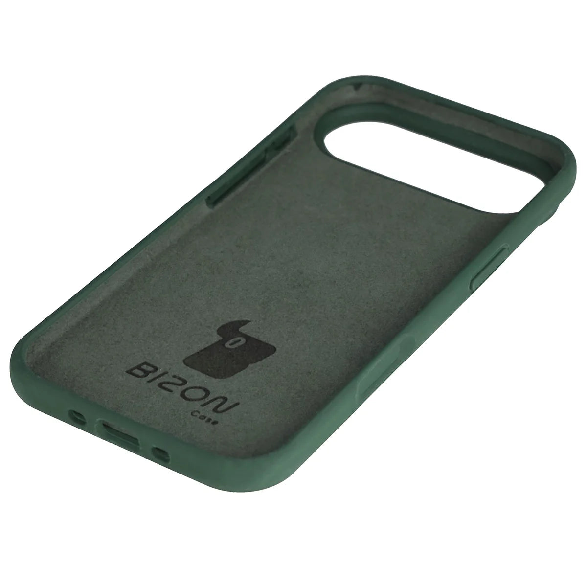 Silikon Handyhülle für iPhone Air, Bizon Soft Case, Dunkelgrün