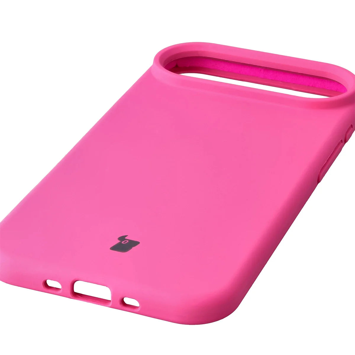 Silikon Handyhülle für iPhone Air, Bizon Soft Case, Dunkelpink
