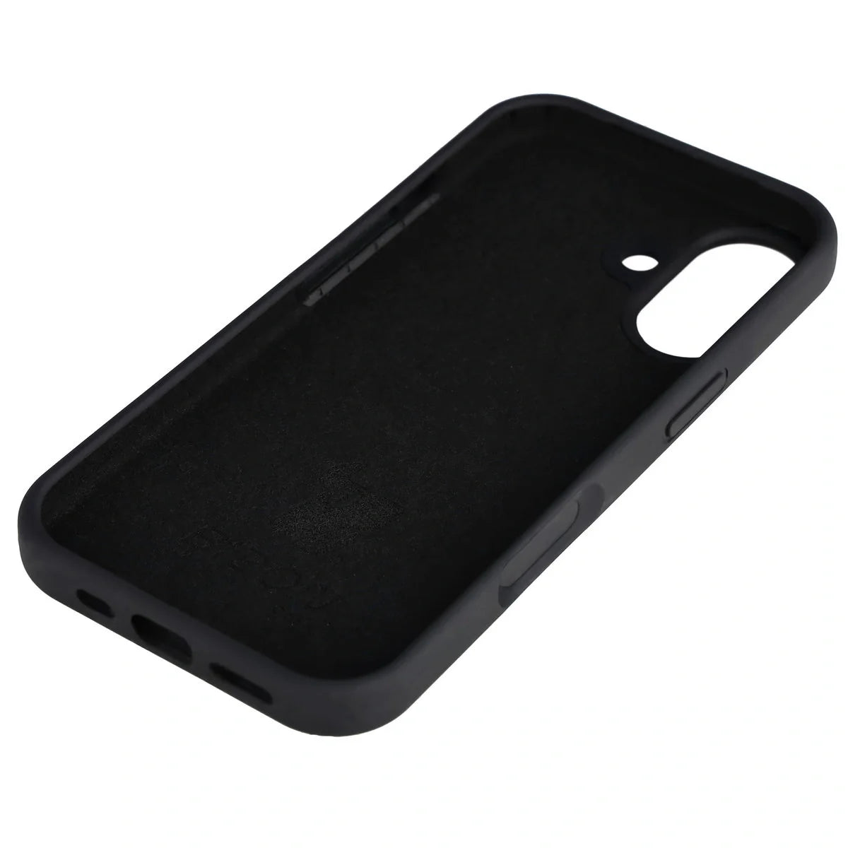 Silikon Handyhülle für iPhone 17, Bizon Soft Case, Schwarz