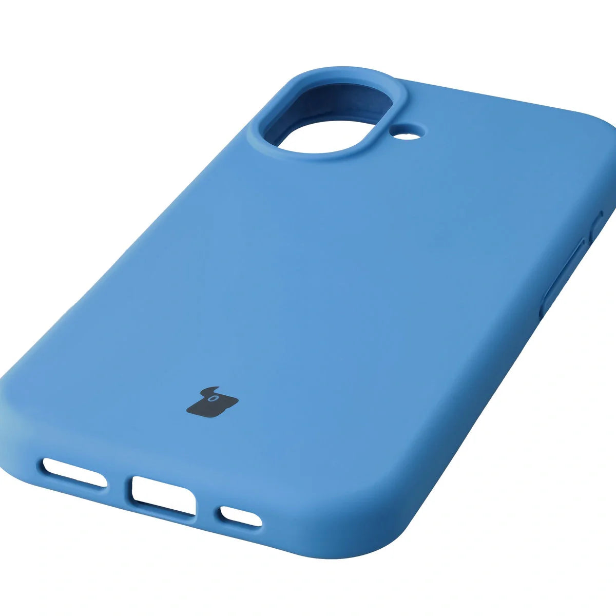 Silikon Handyhülle für iPhone 17, Bizon Soft Case, Blau