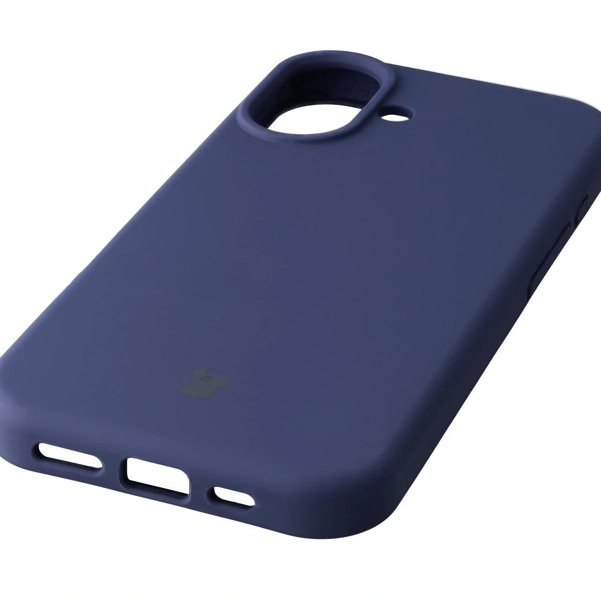 Silikon Handyhülle für iPhone 17, Bizon Soft Case, Dunkelblau