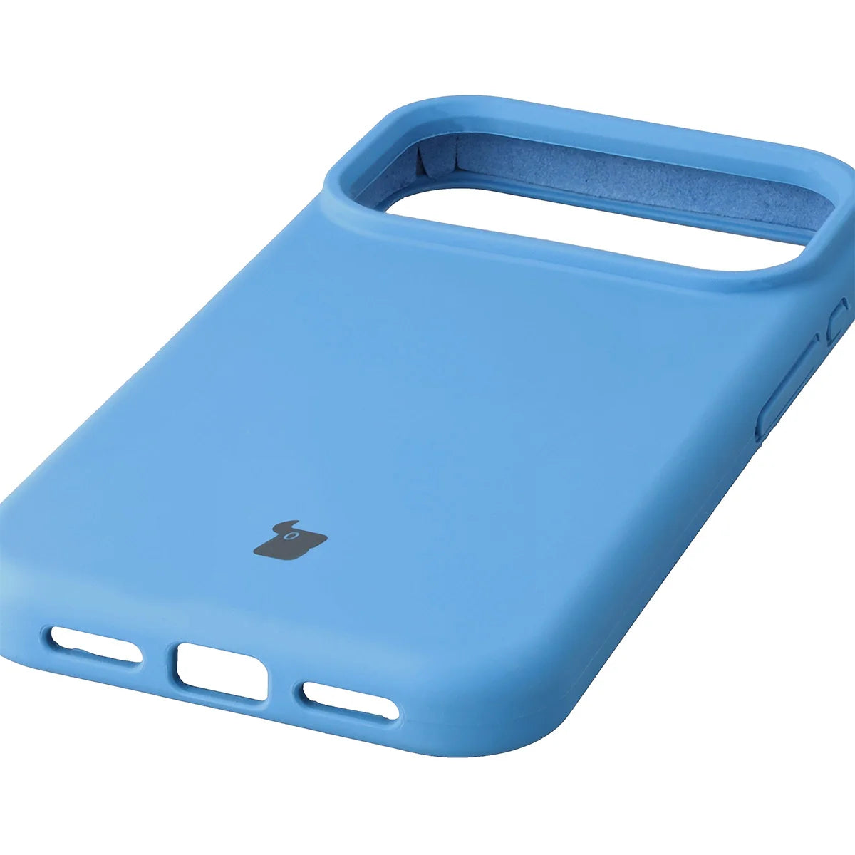 Silikon Handyhülle für iPhone 17 Pro, Bizon Soft Case, Blau