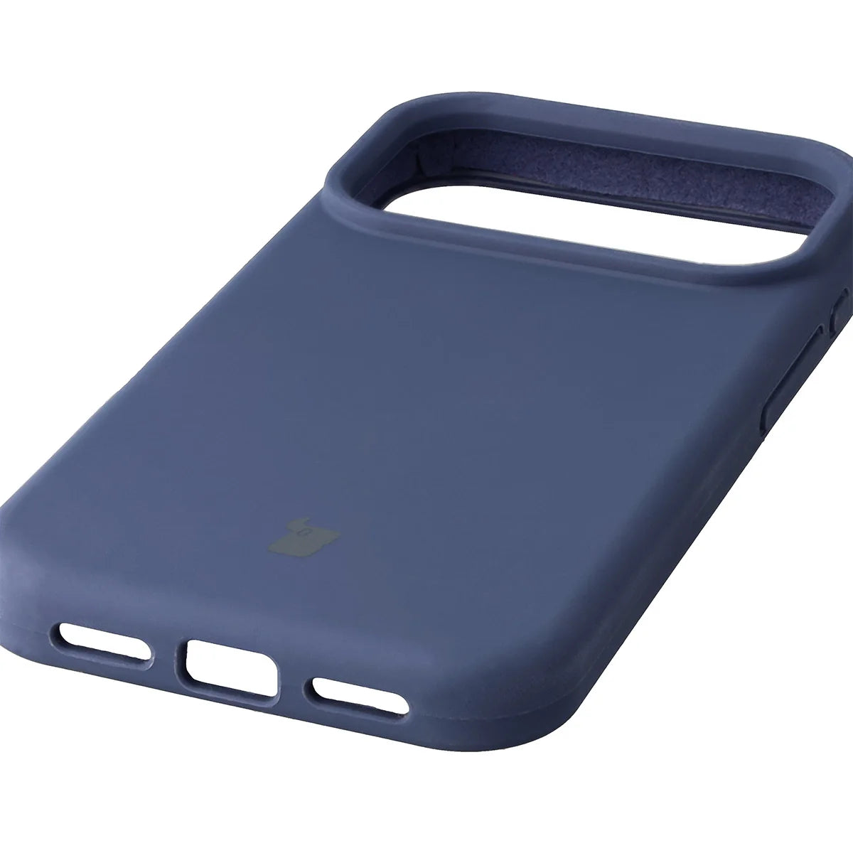 Silikon Handyhülle für iPhone 17 Pro, Bizon Soft Case, Dunkelblau