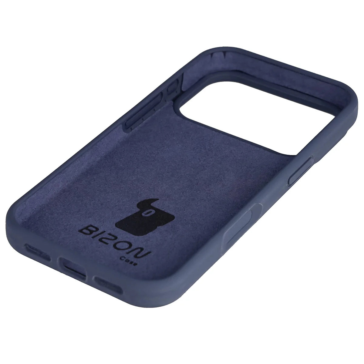 Silikon Handyhülle für iPhone 17 Pro, Bizon Soft Case, Dunkelblau