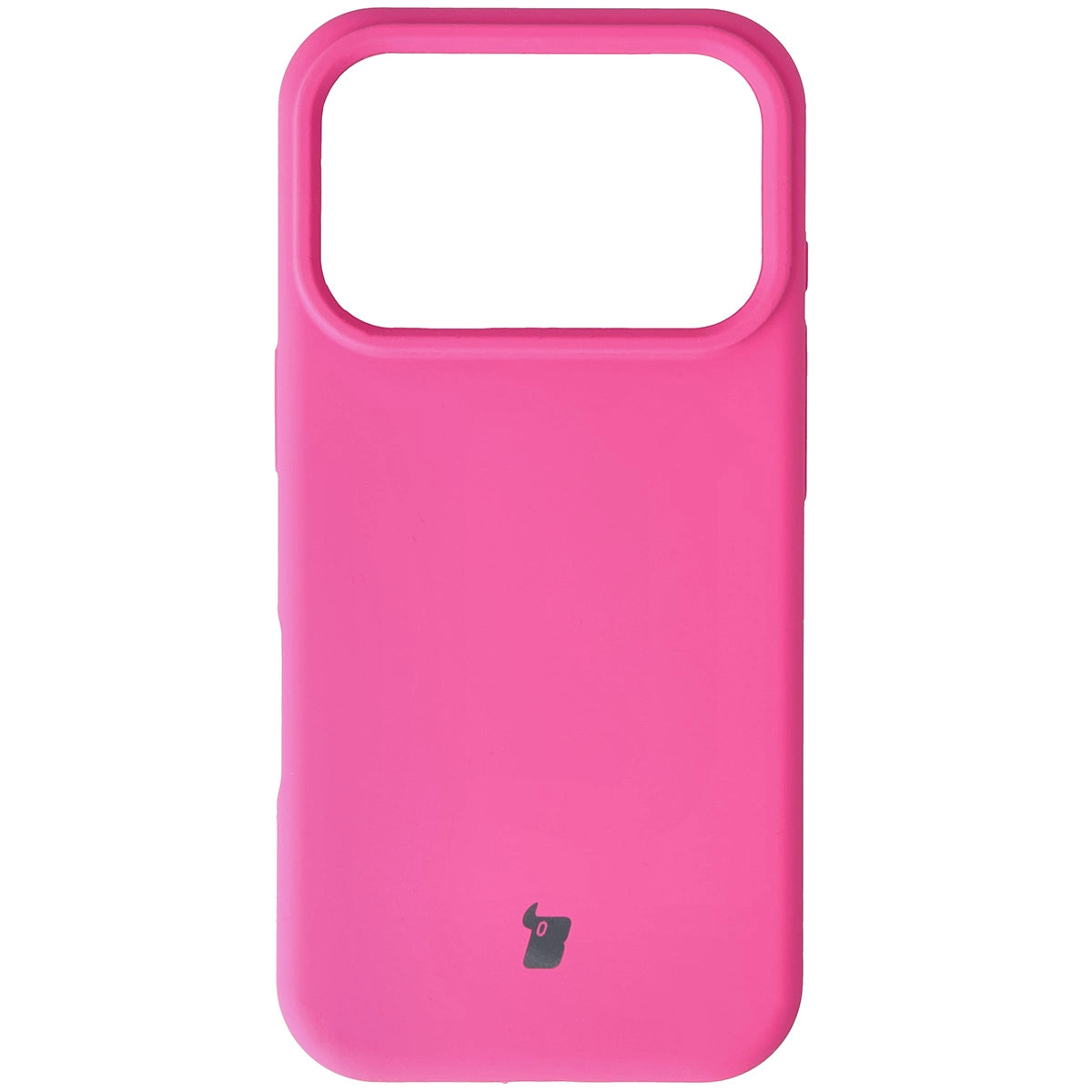 Silikon Handyhülle für iPhone 17 Pro, Bizon Soft Case, Dunkelpink
