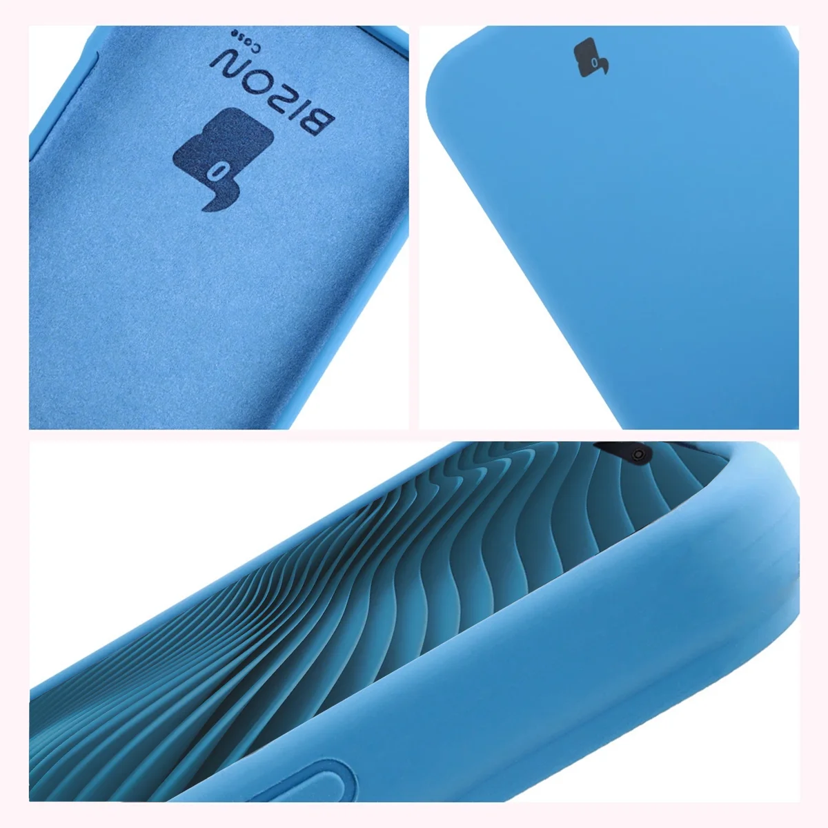 Silikon Handyhülle für iPhone 18 Pro Max / 17 Pro Max, Bizon Soft Case, Blau