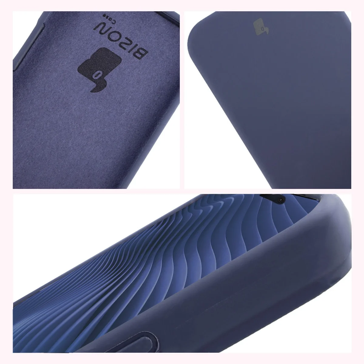 Silikon Handyhülle für iPhone 18 Pro Max / 17 Pro Max, Bizon Soft Case, Dunkelblau