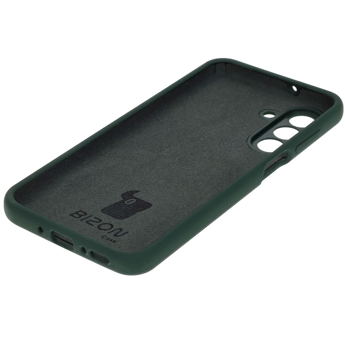 Silikon Handyhülle für Galaxy A17 5G / A26 5G, Bizon Soft Case, Dunkelgrün