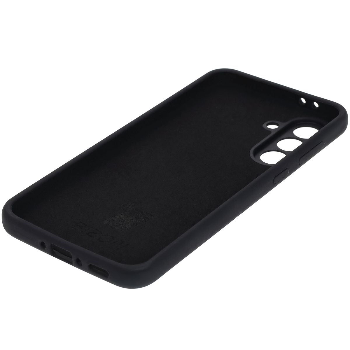 Silikon Handyhülle für Galaxy A36 5G, Bizon Soft Case, Schwarz