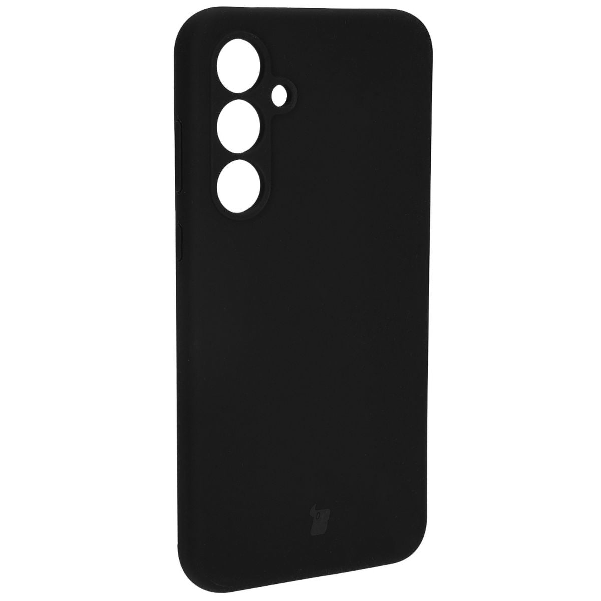 Silikon Schutzhülle für Galaxy A55 5G, Bizon Soft Case, Schwarz