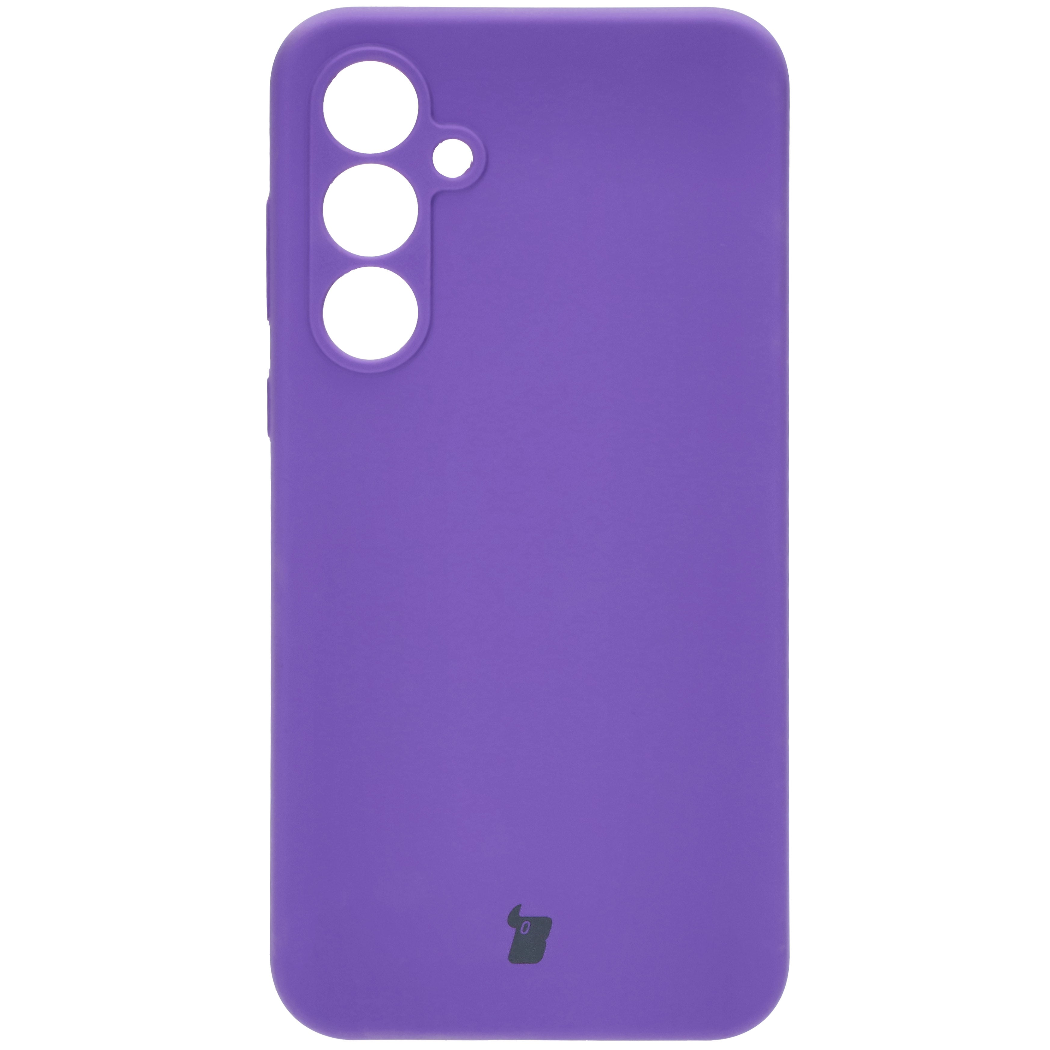 Silikon Handyhülle für Galaxy A55 5G, Bizon Soft Case, Violett