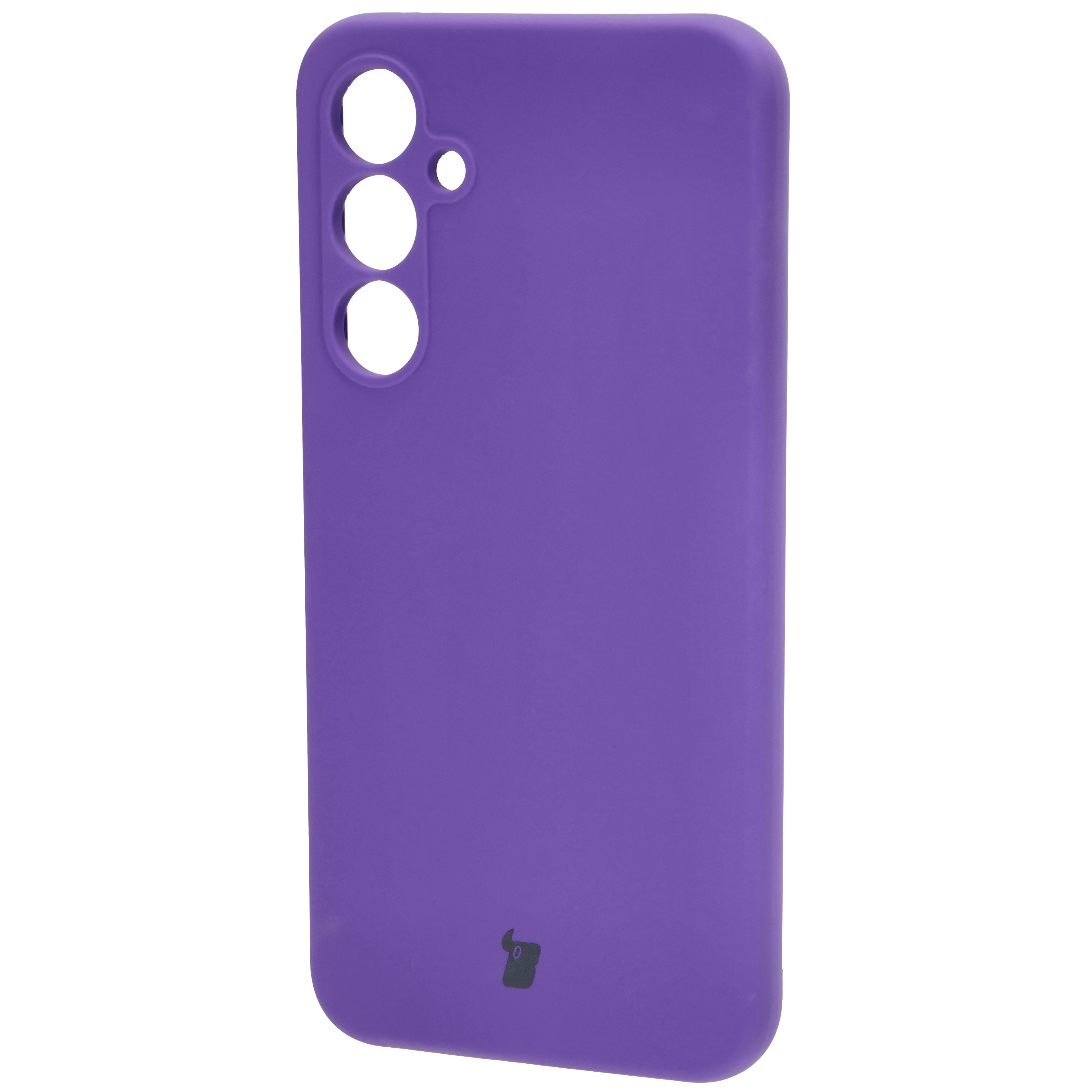Silikon Handyhülle für Galaxy A55 5G, Bizon Soft Case, Violett